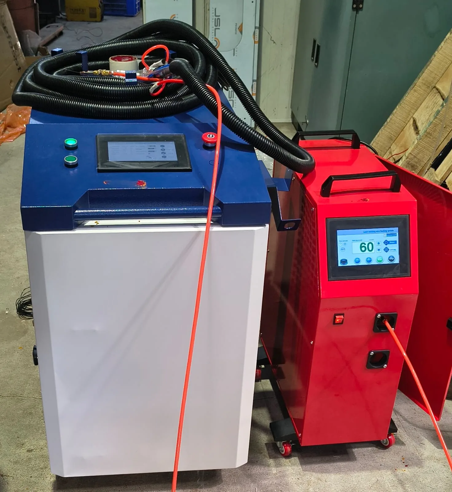 3 kW laser welding machine with wire feeding system